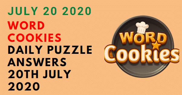 word cookies july 20 Answers