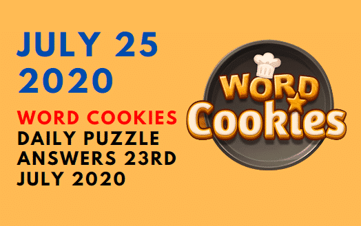 word cookies july 25 2020 answers