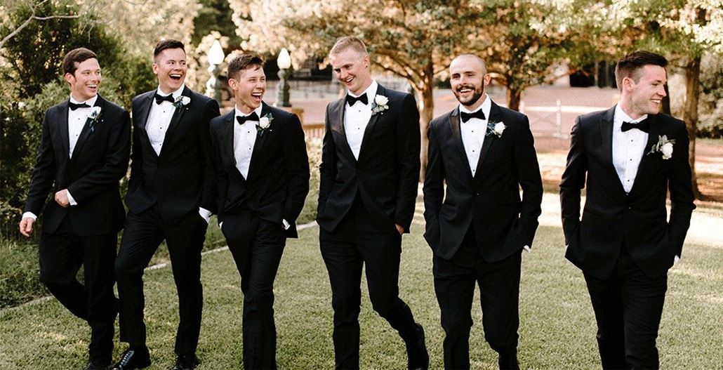 what should a man wear to a black tie wedding