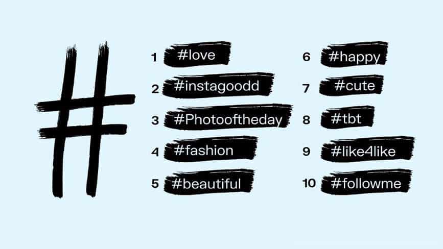 use hashtags on instagram