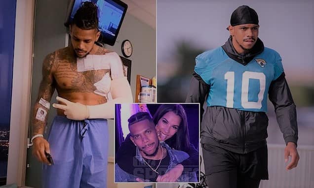Ex-NFL star Terrelle Pryor Reveals Stab Wound after being attacked by his girlfriend
