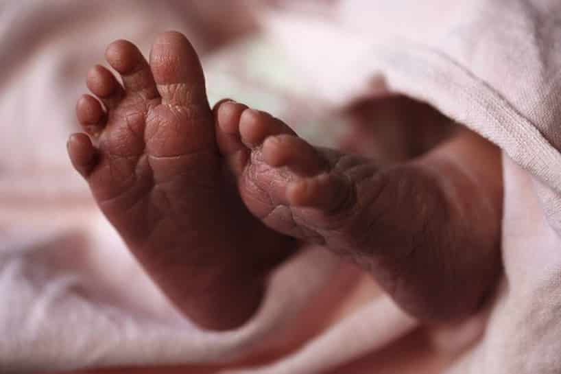 Jewish Damascus Girl baby feet