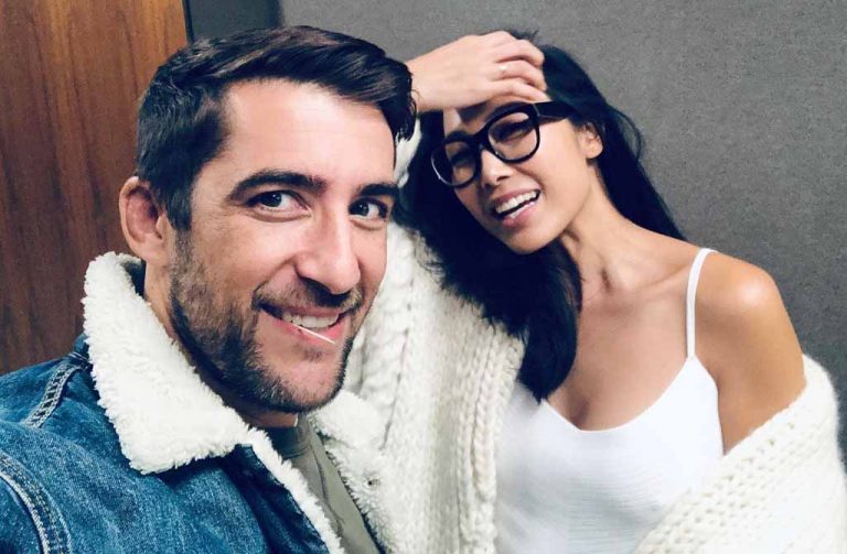 Jonathan Togo with wife