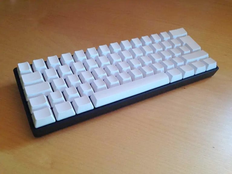 Blank White Thick PBT Keycaps