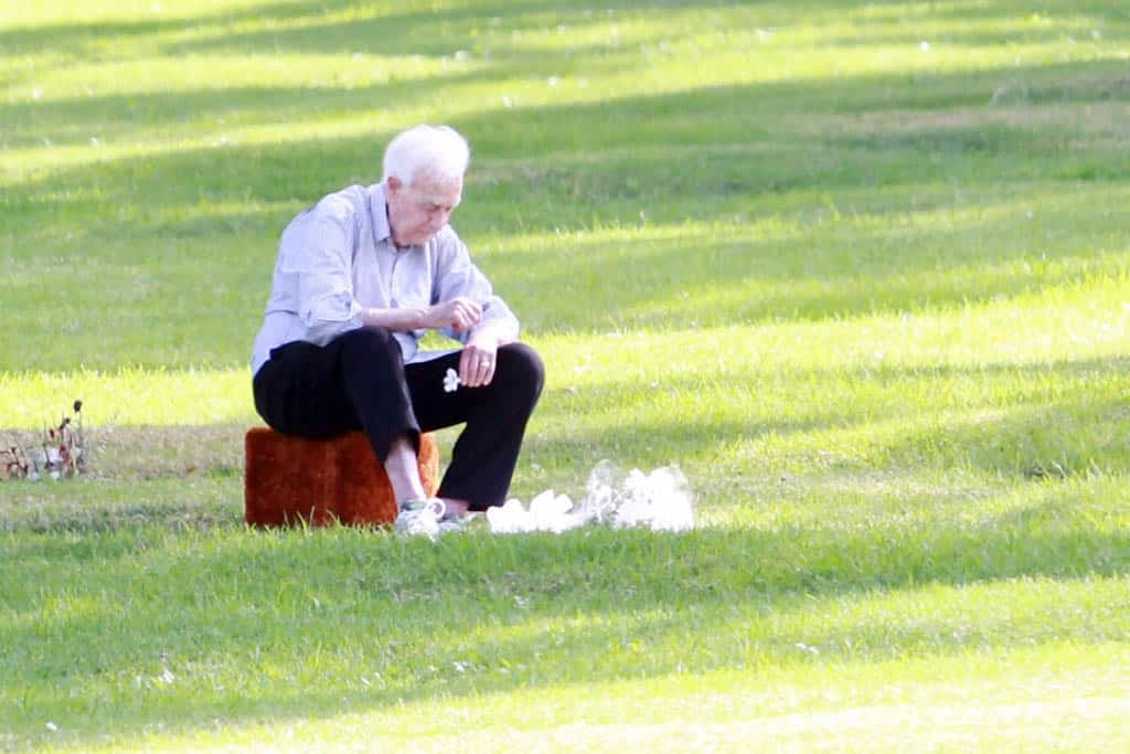 Price Is Right's Bob Barker, 93, overcome with grief visiting his wifey!