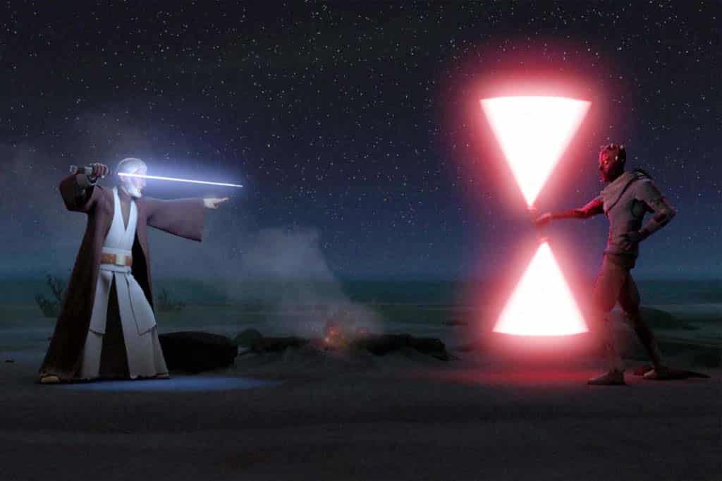 Kenobi And Maul Have A Final Showdown